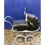 Prachtige vintage van Delft kinderwagen